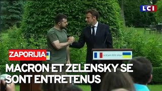 Zaporijia : Macron et Zelensky se sont entretenus