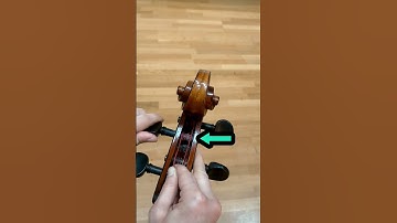 Fixing a Slipping Peg on String Instruments 1/2