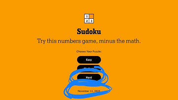 NYT Sudoku Hard Solution for 11/12/23