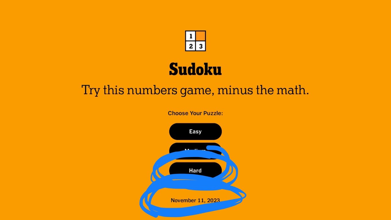 NYT Sudoku Hard Solution For 11 12 23 YouTube nyt-sudoku-hard-solution-for-11-12-23-youtube