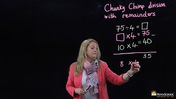 Chunky chimp division with remainders