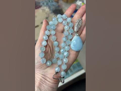 Украшения с АКВАМАРИНОМ - YouTube