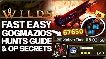 Monster Hunter Wilds - Gogmqazios Has OP Secrets - Fast Easy Hunts Guide & 19 POWERFUL Farm Tips!