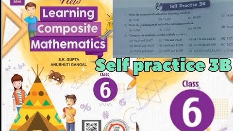 New learning composite mathematics class6 self practice 3b | chapter3 exercise 3b | Number Play | 