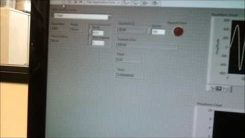 Ensaio em servomotor aplicando um sweep sine