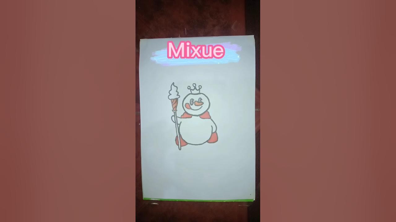 Mewarnai mixue... - YouTube