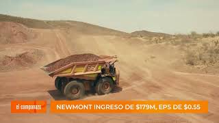 NEWMONT INGRESO DE $179M, EPS DE $0.55