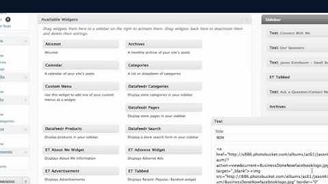 How To Video: Using The Text Widget In WordPress