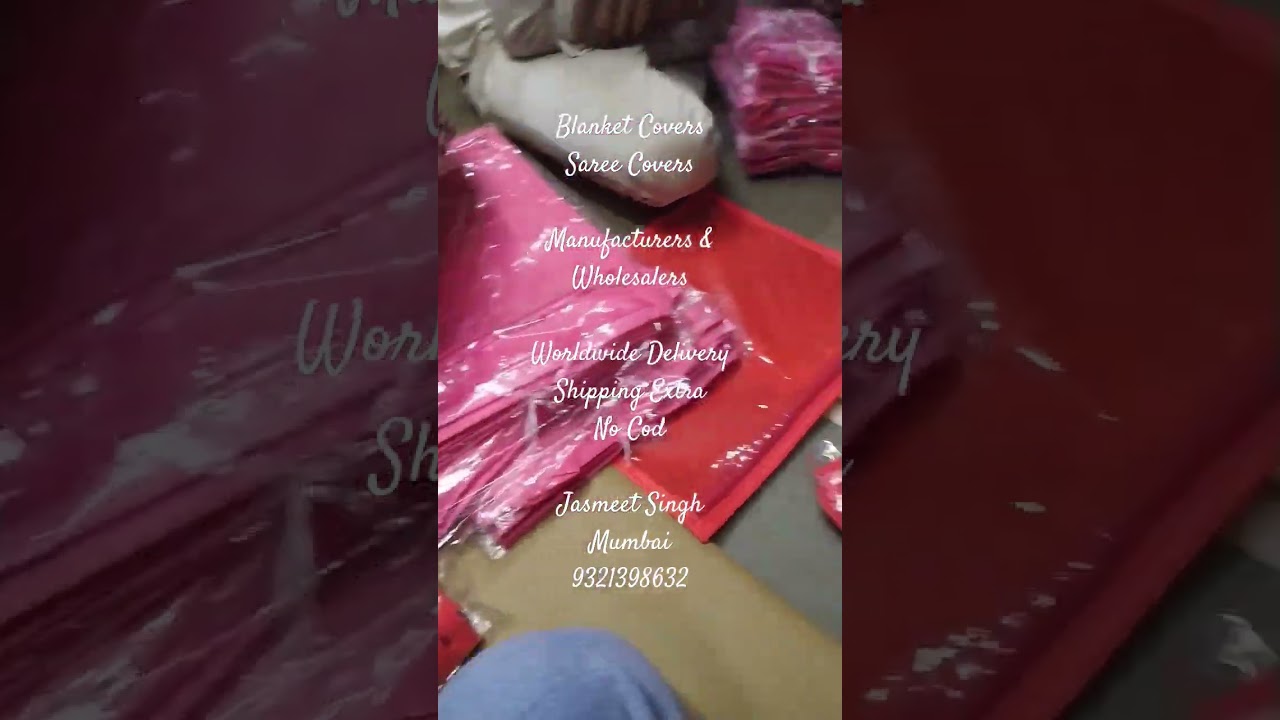 Saree Covers Wholesale | Saree Cover Bag | Blanket Cover Bag | Manufacturers | Mumbai & Ludhiana