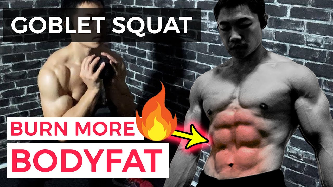 DUMBBELL GOBLET SQUAT DEMO (How to Boost Metabolism and Burn More Bodyfat) 