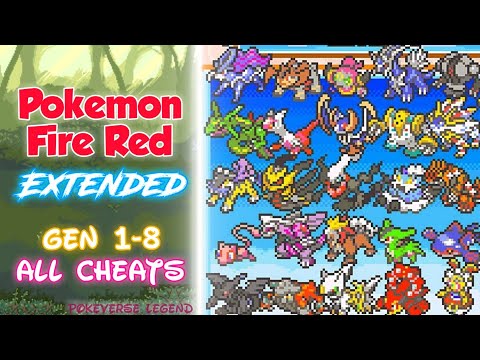 Pokemon FireRed Extended Cheats