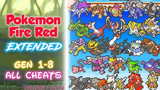 Pokemon FireRed Extended Cheats