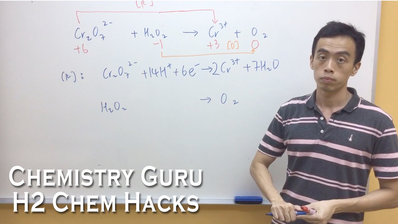 How to balance Overall Redox Equation - H2ChemHacks
