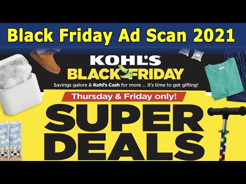 Kohl&rsquo;s Black Friday Deals 2021 Ad Scan - Kohls Black Friday 2021 Sales & Offers