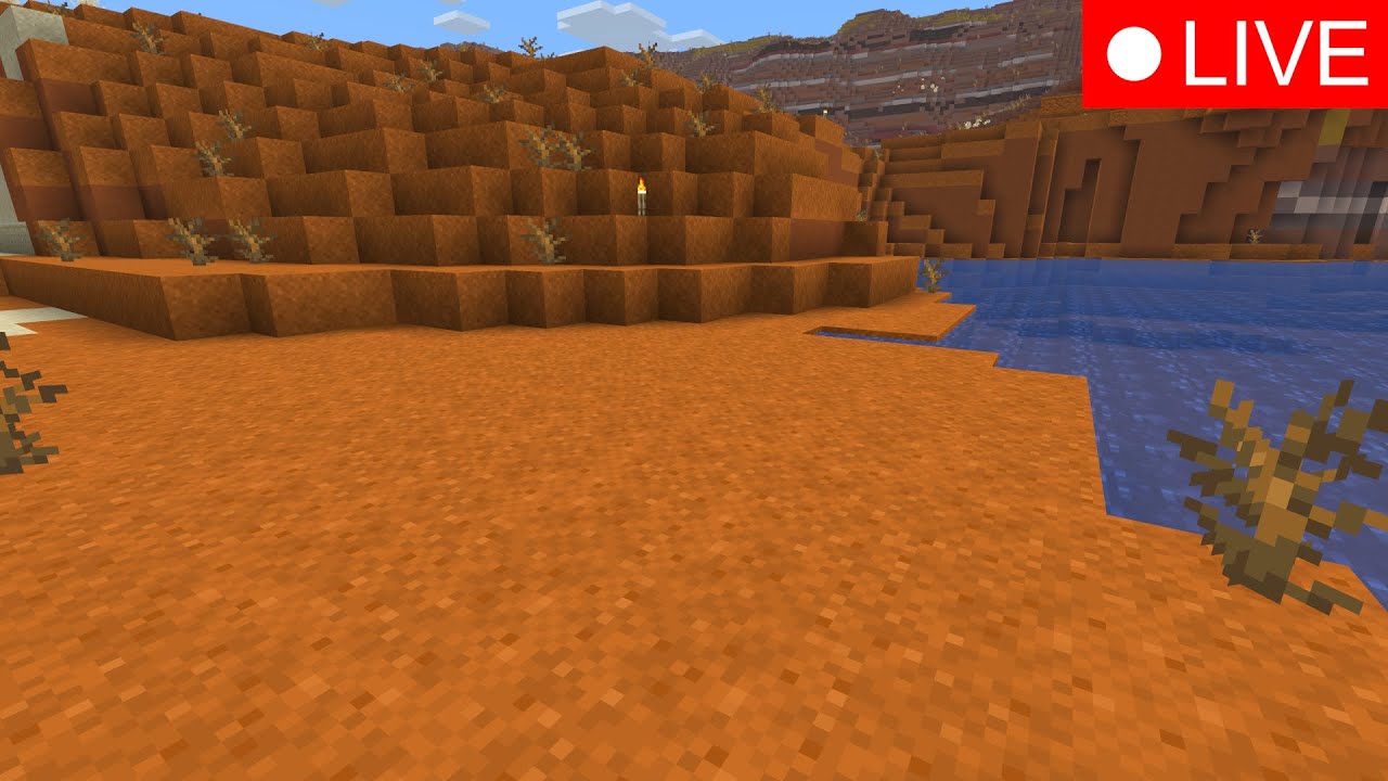 Minecraft Badlands Rail System in The Foundry