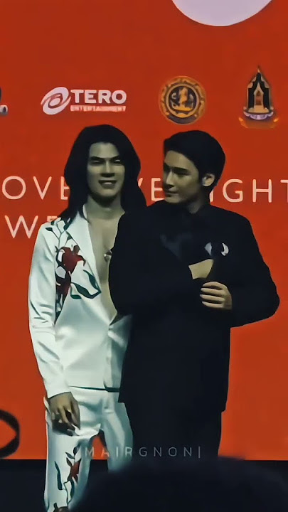 Apo be like : ' the boy is mine' 🤭💚💛😍 #milephakphum #aponattawin #mileapo #shinepresscon