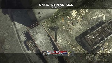 Random Throwing Knife Game Winning Killcam - INFECTED