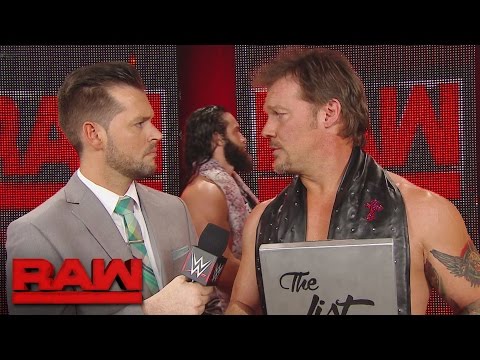 Chris Jericho puts Elias Samson on &quot;The List&quot;: Raw, April 17, 2017