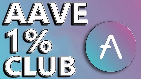 How Much AAVE Do You Need To Be In The 1% club? | This Is How Much You Need! | Are You In 1% Club?