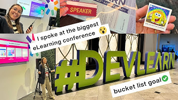 I went to (and spoke at!!!) the largest eLearning conference | DevLearn 2024 #instructionaldesign