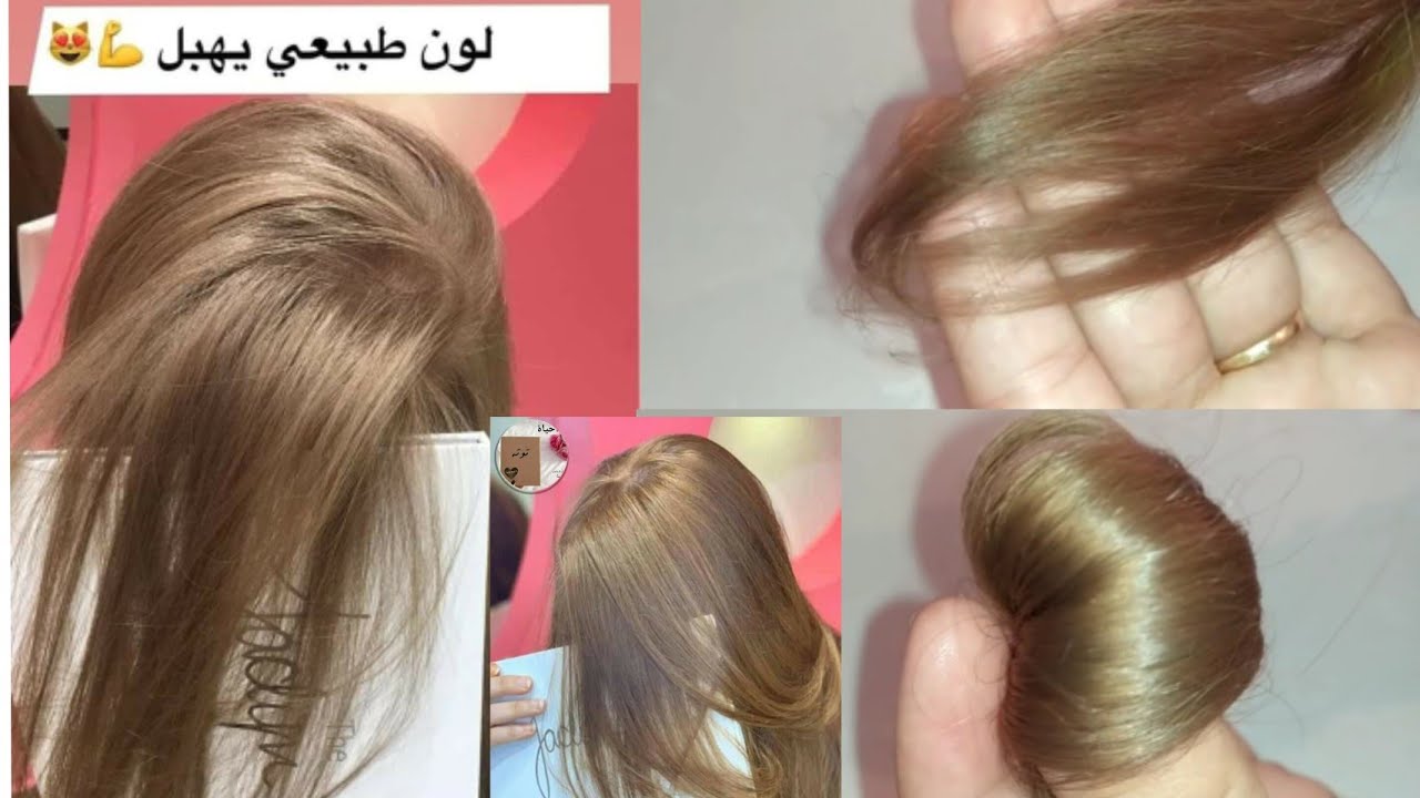 لون طبيعي يهبل 💖 بلوريات فقط لوحدهااا بدون ولا رشة ديكاباج مهما كان شعرك كحل ويغطي شيب ناجح 💯 روووعة