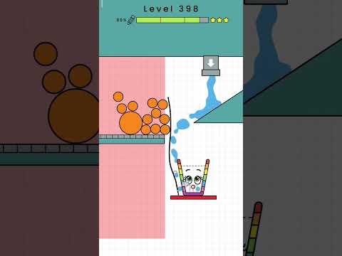 Happy glass level 398 | 3 Star #shorts #happyglass #happy #trending #viral