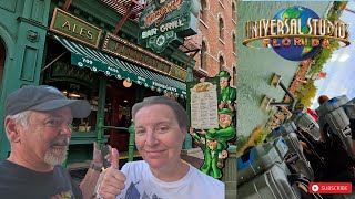 Universal Studios Orlando! Amazing Lunch at Finnegans! | VELOCICOASTER - HAGRIDs - DR. DOOM POV!