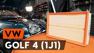 Se vores videoinstruktioner for gør-det-selv VW GOLF IV (1J1) vedligeholdelse med mere