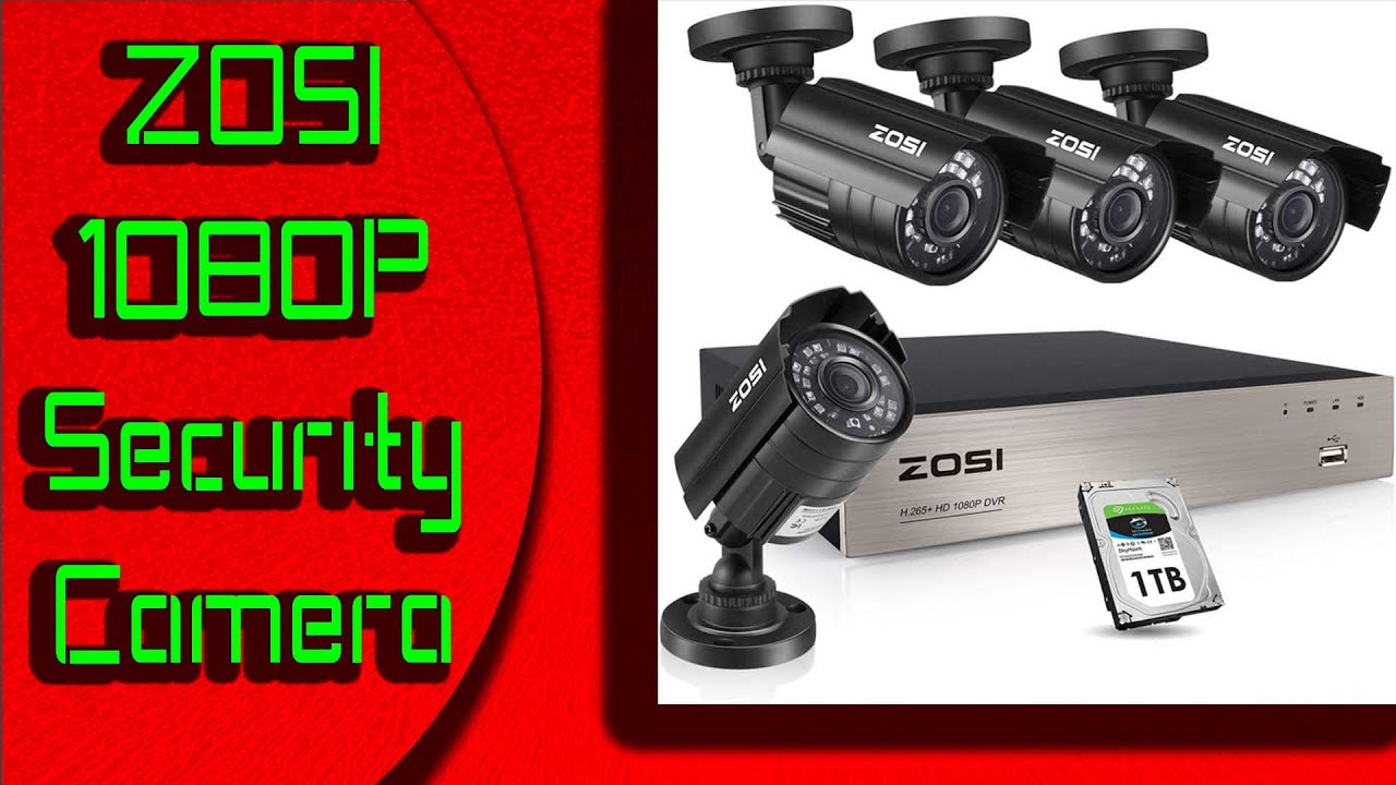 Best 2020 ZOSI 1080P Security Camera System Review YouTube