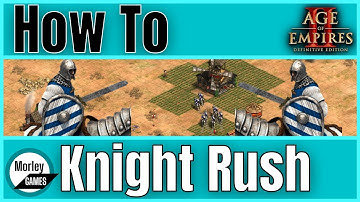 How To Knight Rush | AOE2 Fast Castle into Knights Build Order Tutorial
