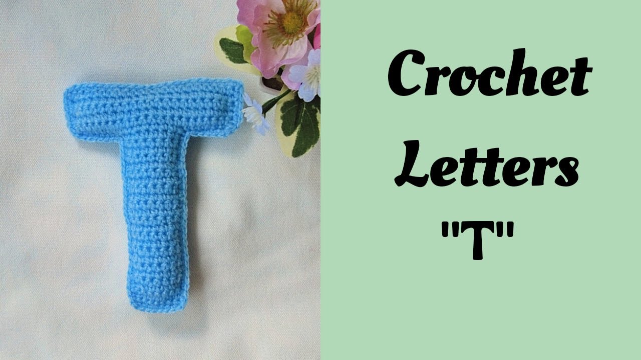 How to crochet letters/Crochet Letter 