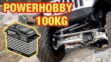 SCX6 gets a Powerhobby 1513MG 100KG Servo!!
