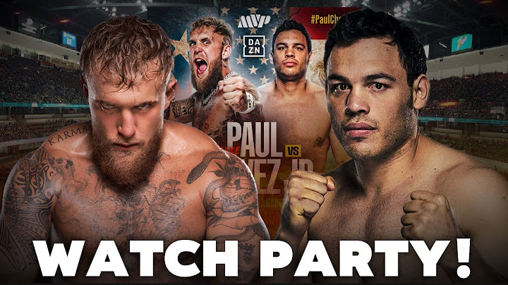 Jake Paul vs. Julio Cesar Chavez Jr | Most Valuable Promotions Watch Party!