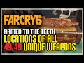 All unique weapon locations far cry 6 armed to the teeth achievement