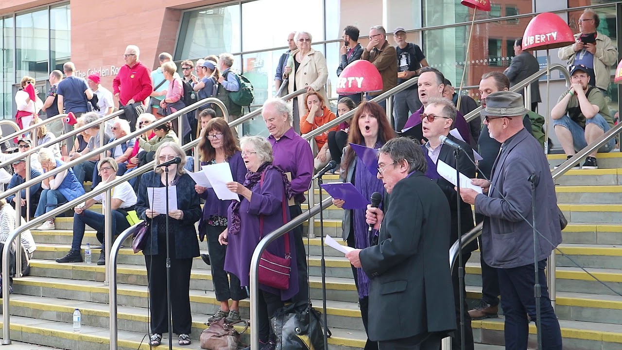 Sheffield Juxtavoices group perform the Riot Act - YouTube