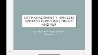 UTI management