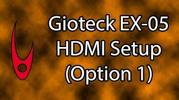 Gioteck / How To Set Up The EX-05 With A PS3 (HDMI OPTION 1)