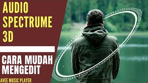 cara membuat efek visualizer audio spectrum di android - efek 3D #audiospectrum