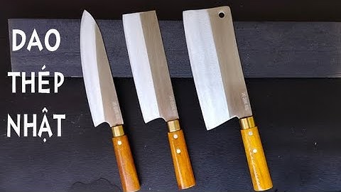 Dao làm bếp thép nhật không gỉ chuyên chặt xương thái thịt siêu sắc bén  BẢO HÀNH