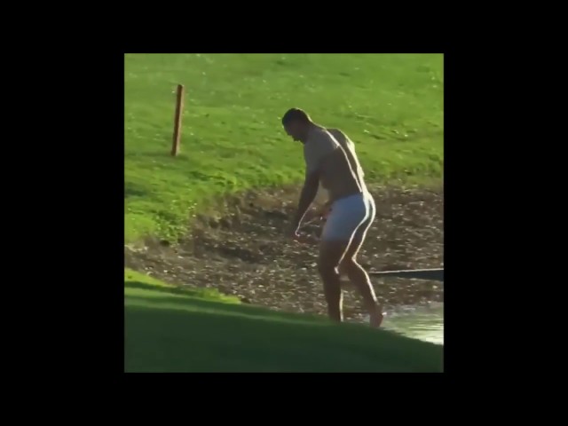 5 golfers who stripped down to their underwear to hit shots