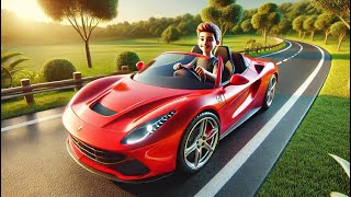 John Jacob Jingleheimer Schmidt 🎶 Watch a Boy Drive a School Bus and More Vehicles! 🚗🚌😲