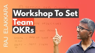 Workshops to set team OKRs