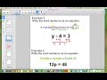 Writing Equations Quiz