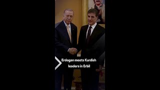 Erdogan meets Kurdish leaders in Erbil screenshot 2