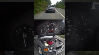BMW E36 M50 Turbo Epic Turbo Sound / 100-200 Km/h Acceleration