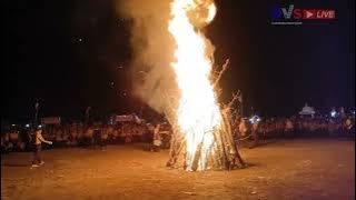 Full Scout Bonfire at Unit 7 Rimbo Bujang