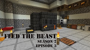Feed The Beast - S2E03 - Building the Smeltery