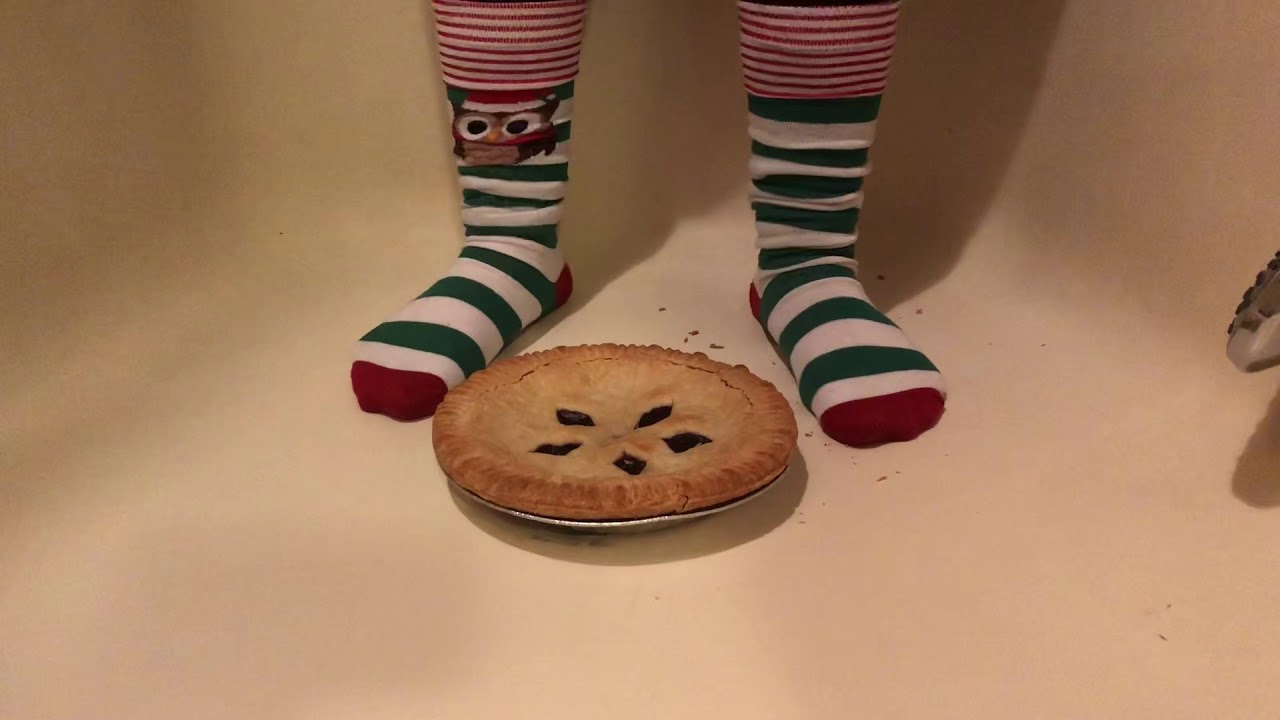 Christmas socks in pie