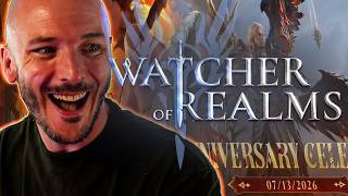 A first look at the 3 Year Anniversary of Watcher of Realms! @ScrybeGaming