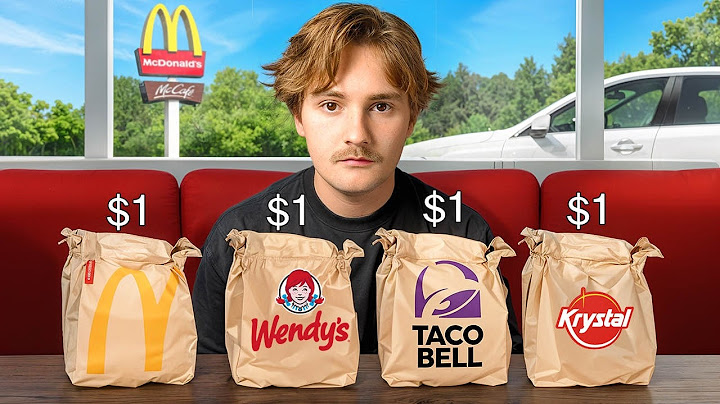 I Survived On $1 Menu Food For 50 Hours